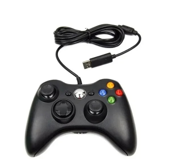 Controle com Fio para Xbox 360 e PC – Precisão e Conforto para Jogos