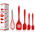 Kit 5 Peças Utensílios de Cozinha  em Cores Sortidas – Design Resistente e Moderno