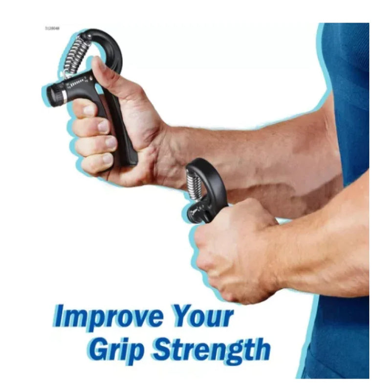 Hand Grip Ajustável – Fortaleça Seus Braços com Eficiência e Conforto (5kg a 60kg)