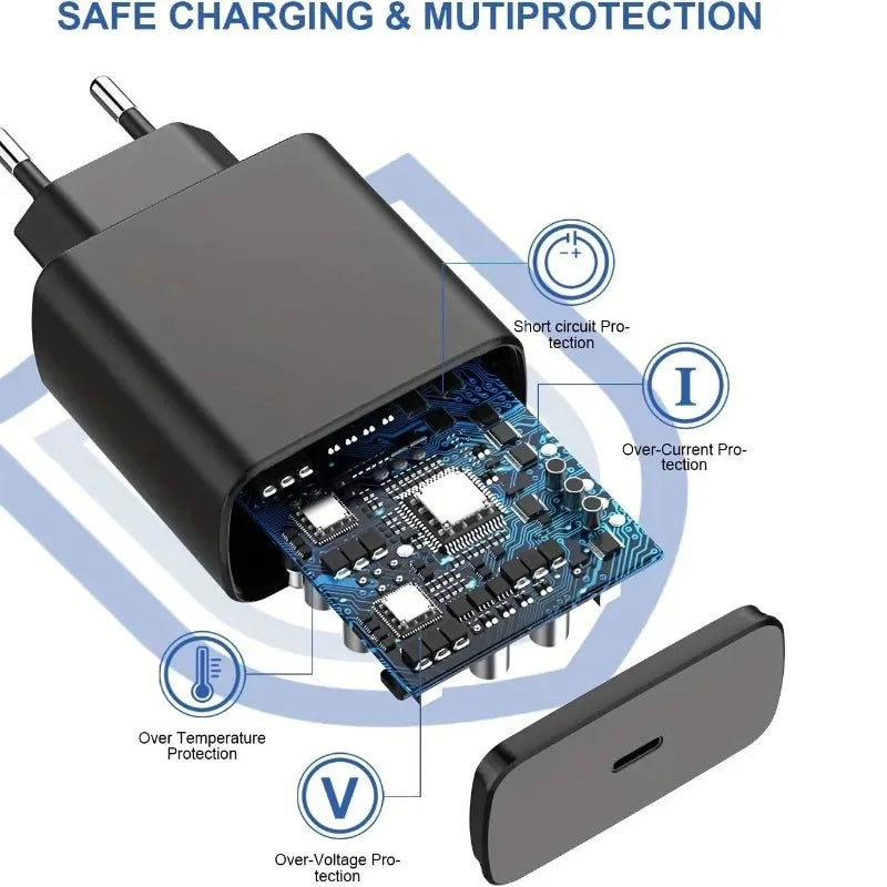 Cabo de Carregamento Rápido 125W – USB Tipo-C Super Fast Charging